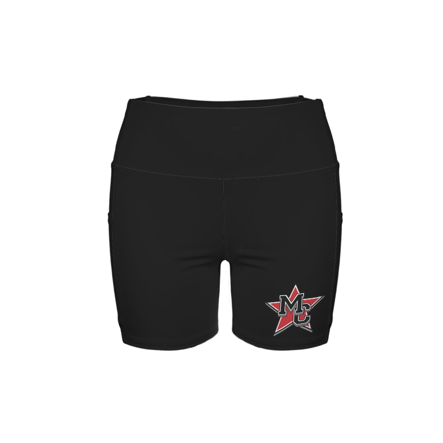 High Waist Deep Pockets Yoga Shorts