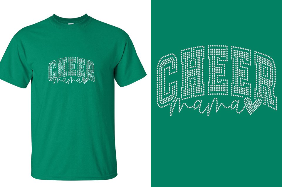 Rhinestones Cheer Mama Unisex t-shirt