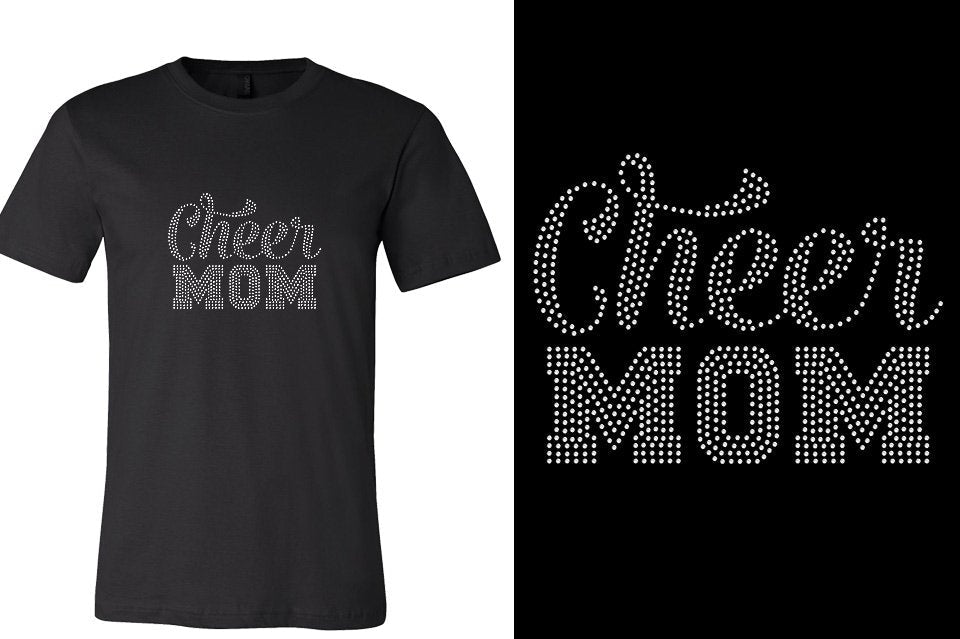 Rhinestones Cheer Mom Unisex t-shirt