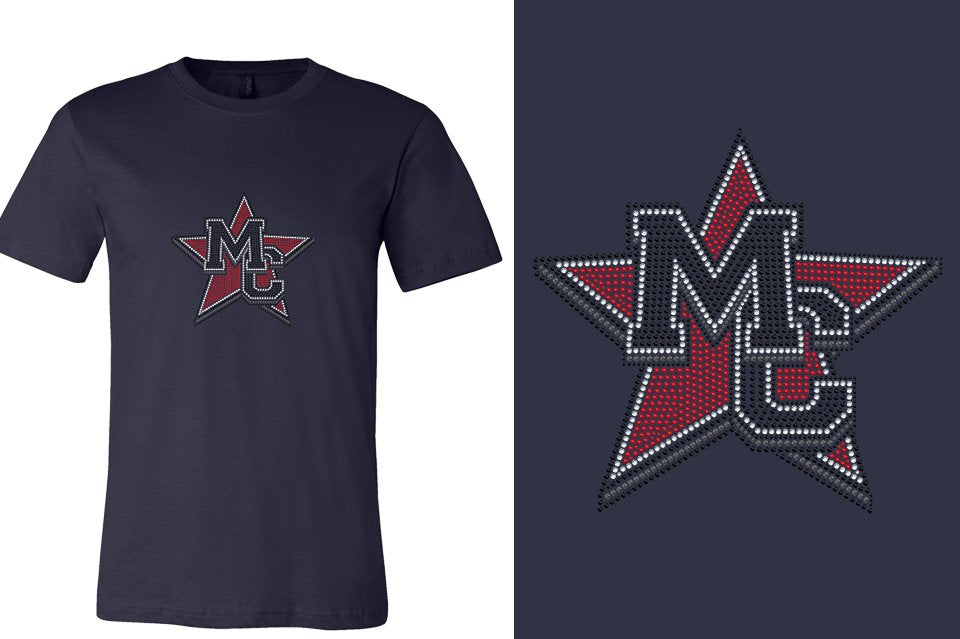 Rhinestones Magnitude MC star stones 4-color Unisex t-shirt