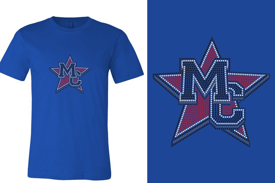 Rhinestones Magnitude MC star stones 4-color Unisex t-shirt