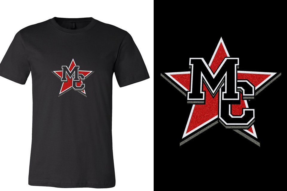 Magnitude MC star glitter 3-color Unisex t-shirt