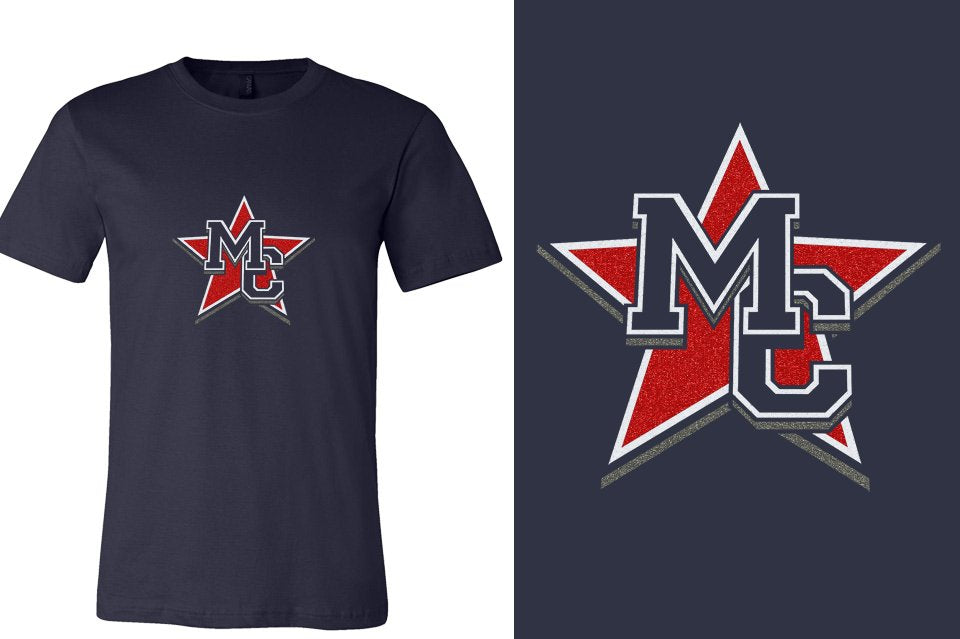 Magnitude MC star glitter 3-color Unisex t-shirt
