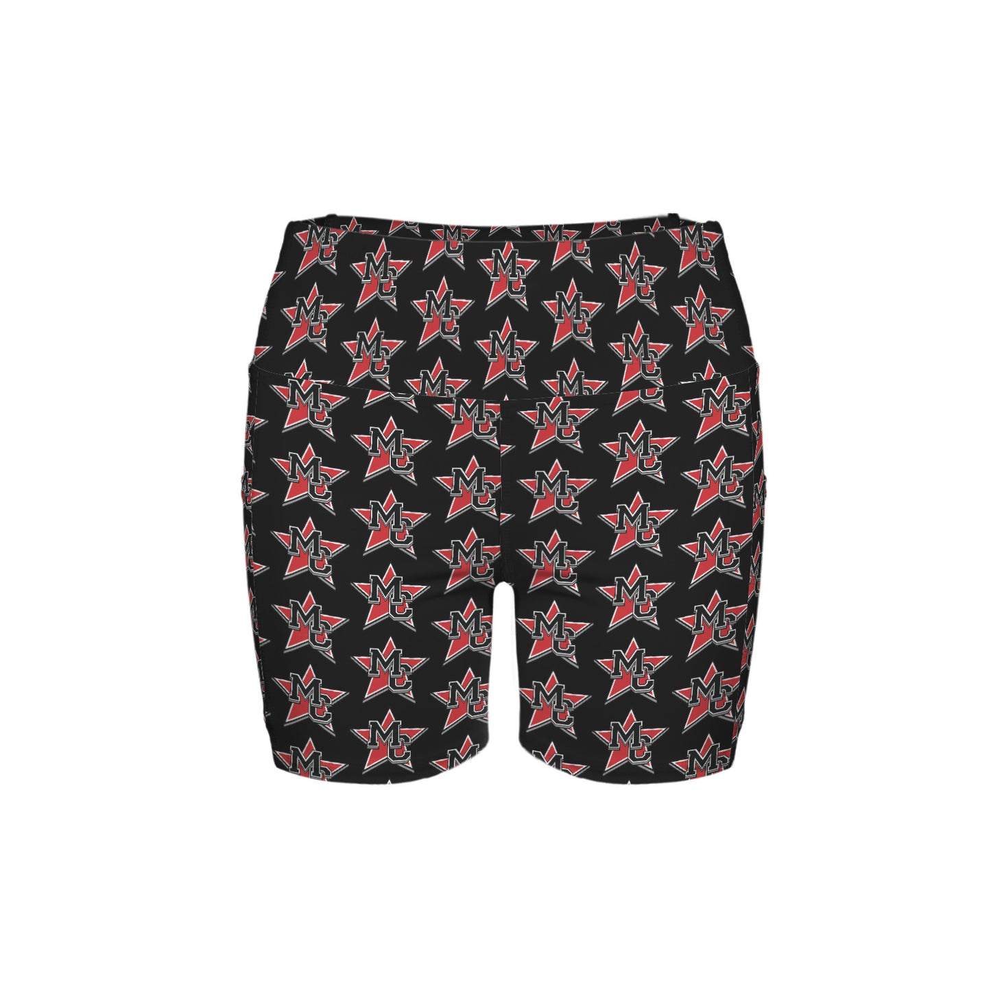 High Waist Deep Pockets Yoga Shorts