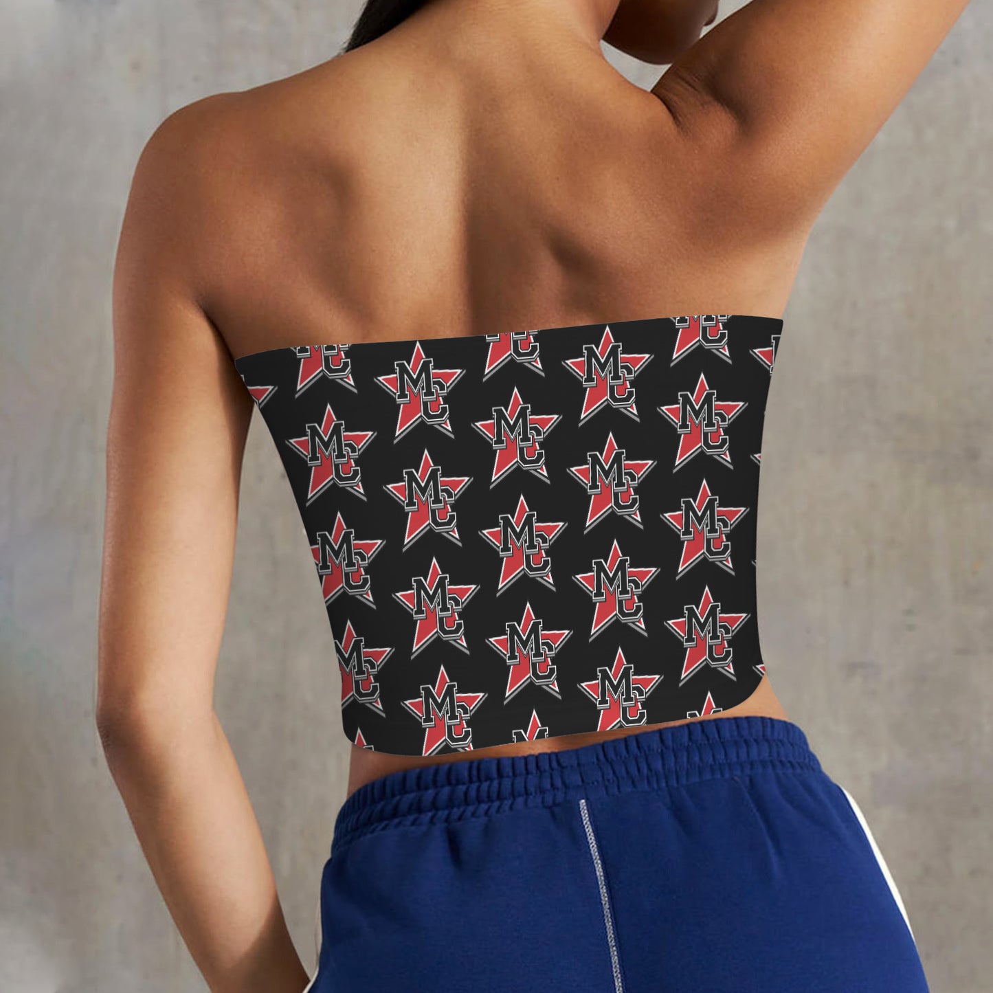Backless Tube Crop Top