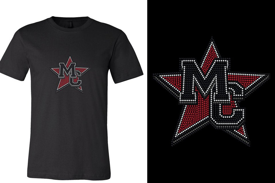 Rhinestones Magnitude MC star stones 4-color Unisex t-shirt