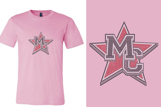 Rhinestones Magnitude MC star stones 4-color Unisex t-shirt