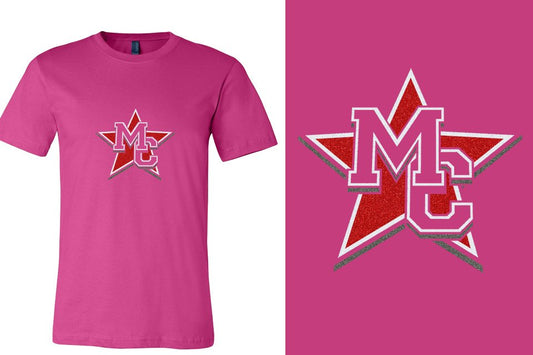 Magnitude MC star glitter 3-color Unisex t-shirt