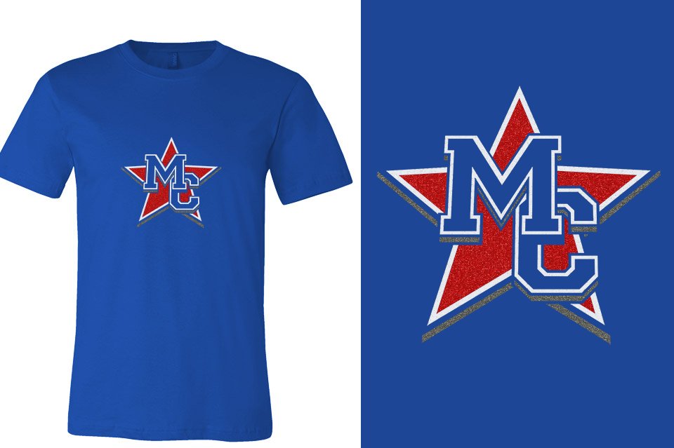 Magnitude MC star glitter 3-color Unisex t-shirt