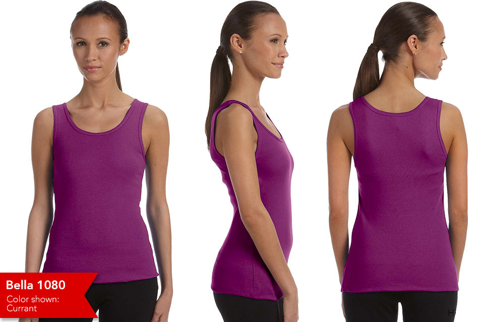 SPIRIT 3 lines glitter rhinestones Youth Tank