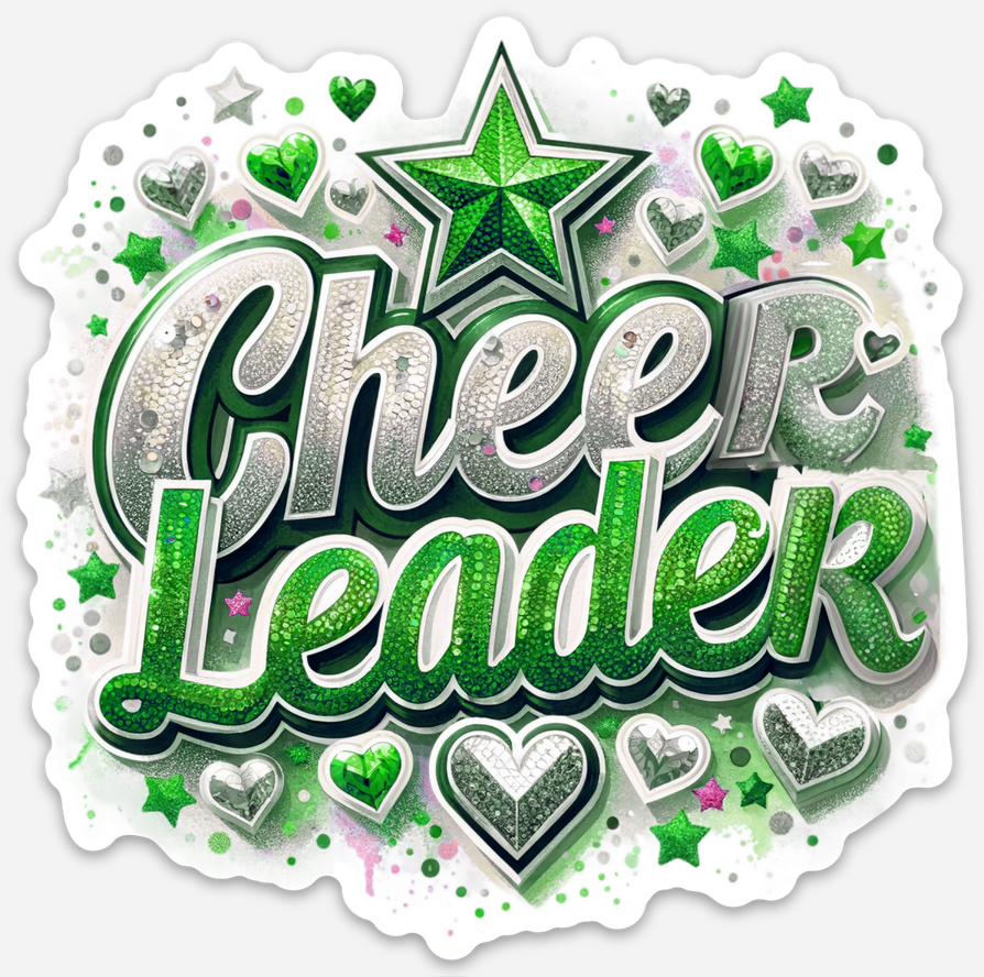 Cheerleadeer Green Magnet