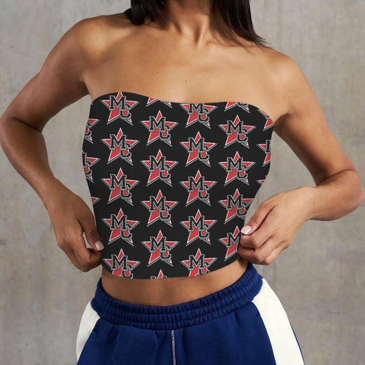 Backless Tube Crop Top